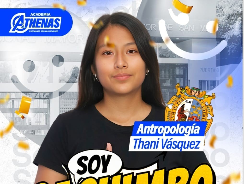 Exestudiante docesina ingresa a la Universidad Nacional Mayor de San Marcos